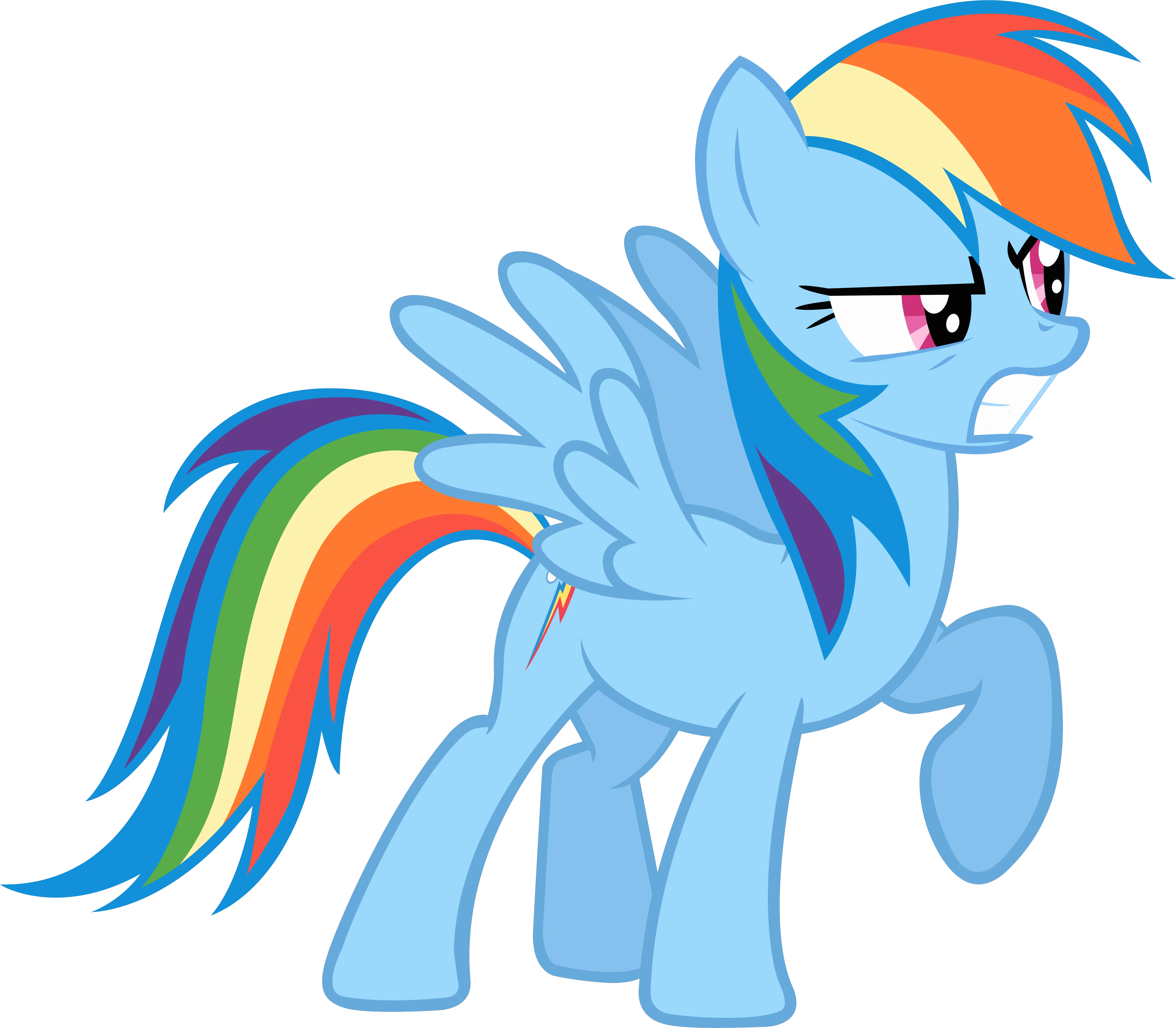 Friendship Is Magic Rainbow Dash My Little Pony Angry Png My Little Pony Transparent