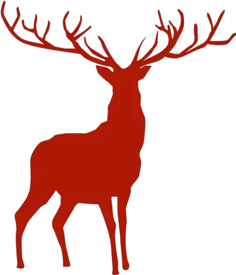 Gallery For U0026gt Santa Sleigh Silhouette Png Reindeer Christmas Deer Silhouette Png Santa And Reindeer Png