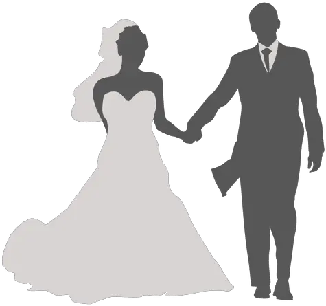 Wedding Couple Walking Silhouette 4 Transparent Png U0026 Svg Transparent Marriage Png Married Couple Png