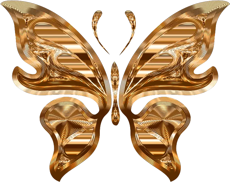 Download Medium Image Gold Butterfly Silhouette Background Gold Butterfly Background Design Png Gold Butterfly Png