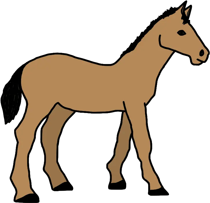 Animal Cartoon Horse Gambar Binatang Kuda Kartun Png Cartoon Horse Png