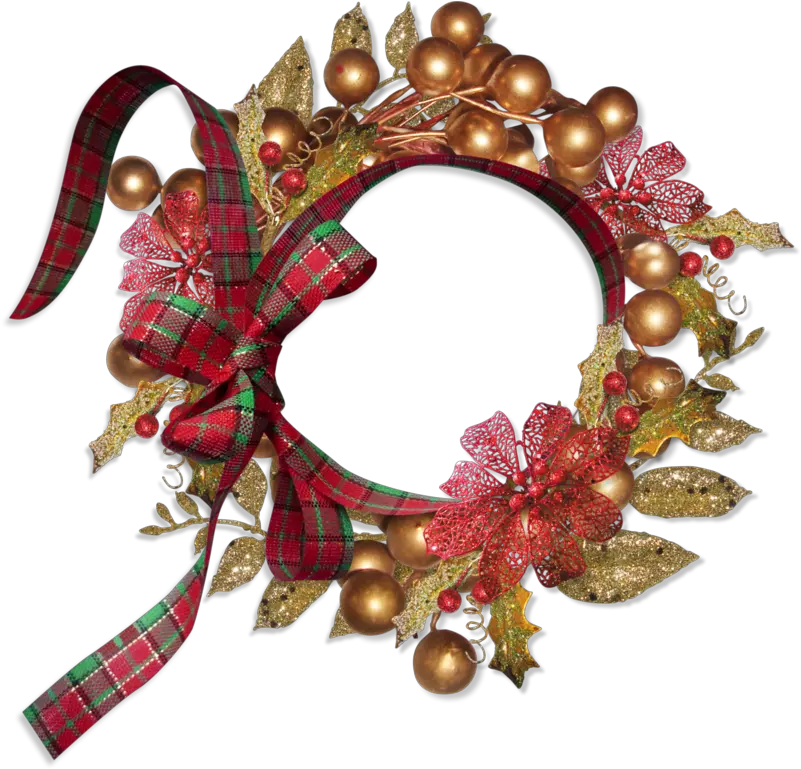 Christmas Frame Png Wreath Christmas Frame Png