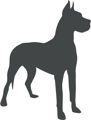 Alert Dog Silhouette Posing Vector Transparent Bulldog Silhouette Png Dog Silhouette Png