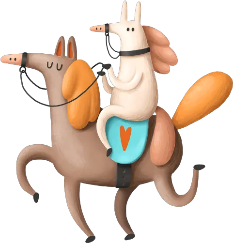 Horse Riding Png Riding A Horse Illustration Cartoon Horse Png