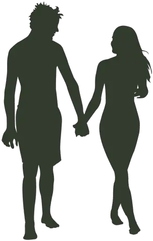 Download Free Png Couple Walking Silhouette Beach Beach Couple Walking Silhouette Beach Transparent